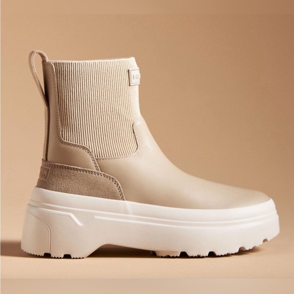 NWT Hunter Flatform Chelsea Boots Size 9 - Picture 2 of 16